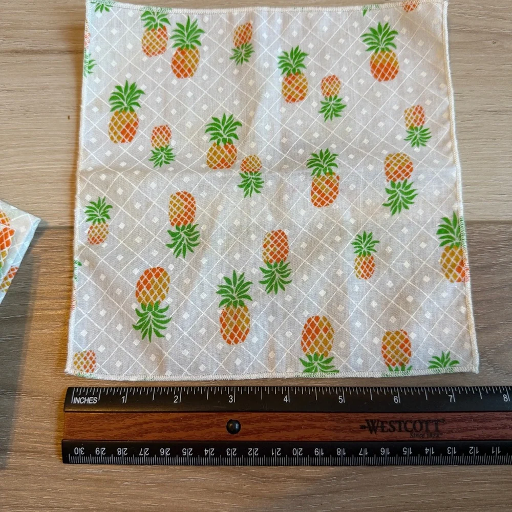 Vintage‎ Angel Pineapple Print Napkins